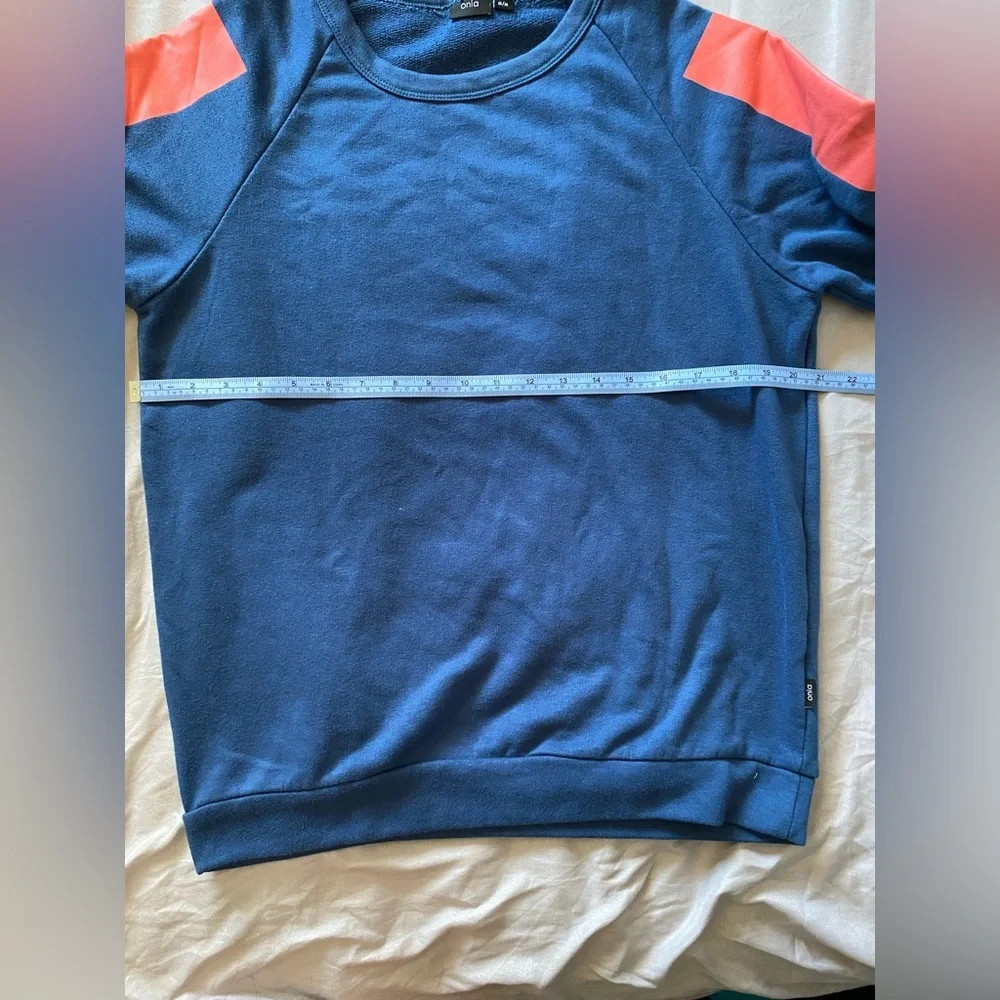 Onia Men's Blue and Orange Sweater size M - Picture 4 of 8